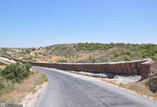 دیوار کشی در مرز ترکیه با سوریه + عکس