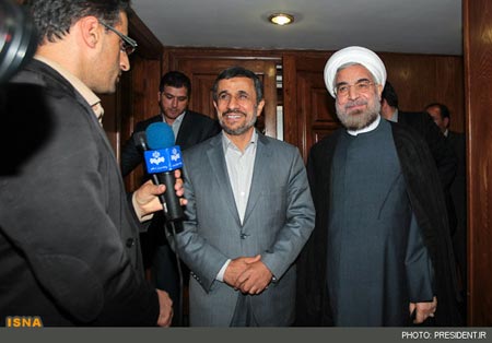 احمدی‌نژاد و روحانی,دیداراحمدی‌نژاد و روحانی