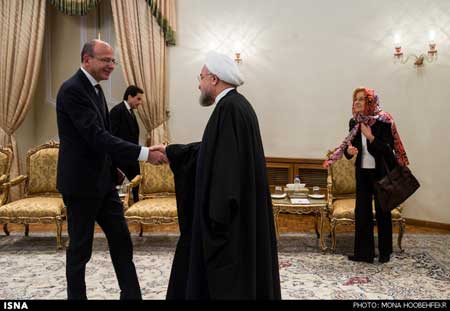 اخبار ,اخبار سیاست خارجی ,دیدار روحانی با وزیر امور خارجه ایتالیا