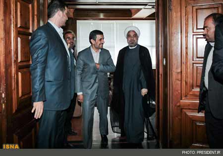 احمدی‌نژاد و روحانی,دیداراحمدی‌نژاد و روحانی