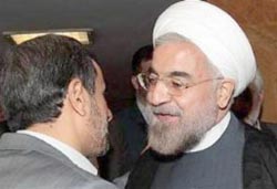 حسن روحانی,قانون گریزی احمدی نژاد