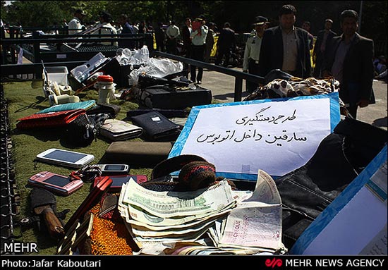 عکس: بازداشت اراذل واوباش در مشهد