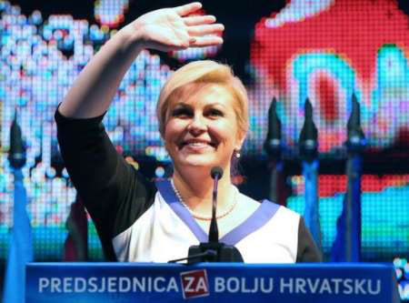 یک زن رئیس جمهور کرواسی شد +عکس