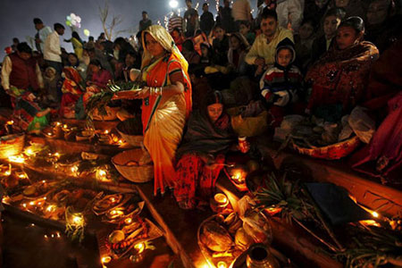 اخبار,اخبار فرهنگی,جشنواره «چهات پوجا» هندو ها