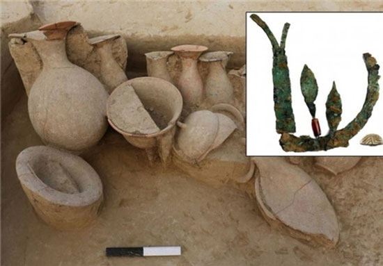 کشف تاج ۴۰۰۰ ساله در هند
