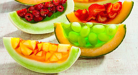 تزیین ژله با میوه,عکس تزیین ژله با میوه,روش تزیین ژله با میوه