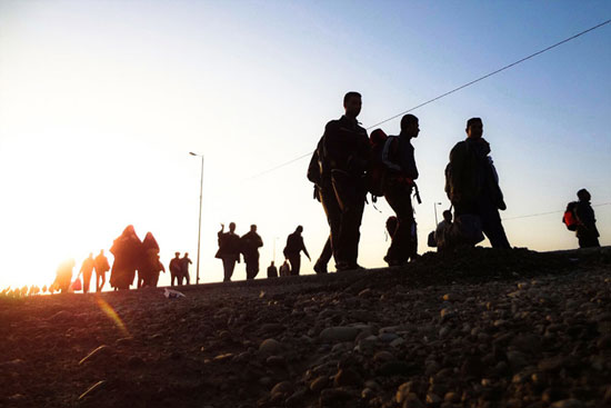 عکس: تجمع زائران کربلا در مرز شلمچه