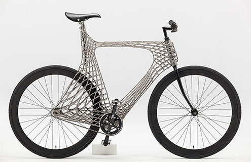 دوچرخه ای که با استفاده از فناوری چاپ سه بعدی ساخته شده است