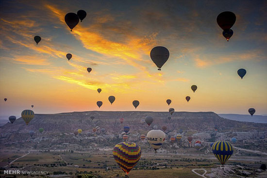 جشنواره بالون ها در ترکیه