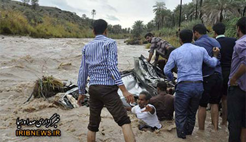 5 سرنشین پراید در رودخانه غرق شدند
