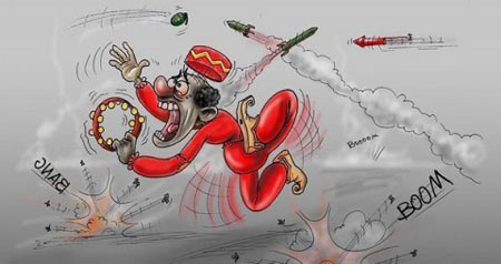 مراسم چهارشنبه سوری,کاریکاتورهای چهارشنبه سوری