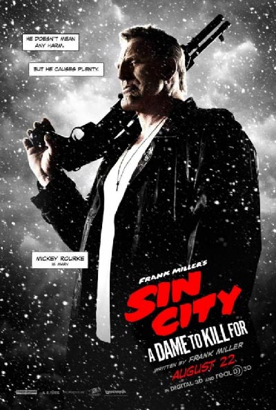 پوستر كاراكترهای فیلم «شهر گناه 2»