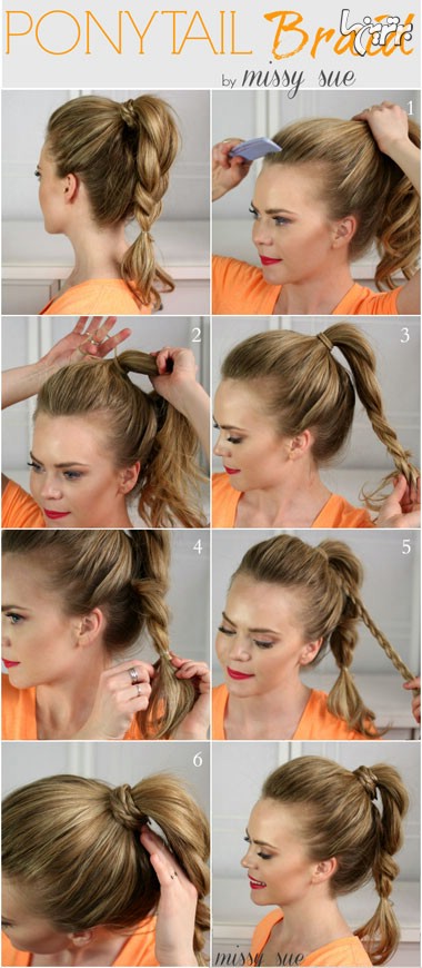 آموزش بستن 15 مدل زیبای مو