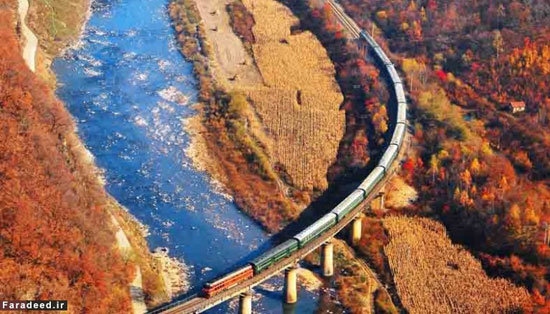 زیبایی راه‌آهن چین