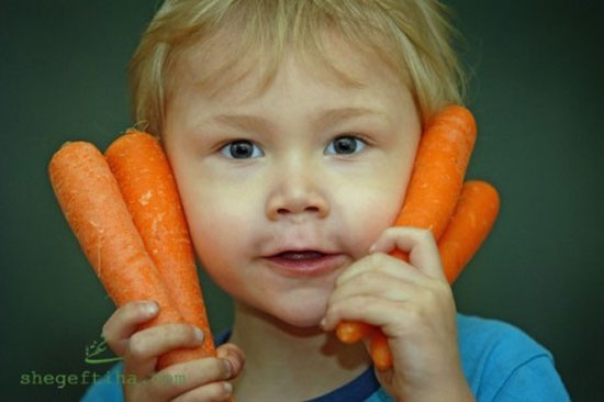 این پسر با خوردن هویج پوست بدنش نارنجی میشود +عکس