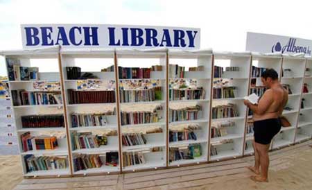 عکسهای جالب, کتابخانه های ساحلی,تصاویر دیدنی