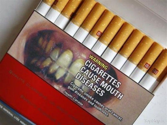 تبلیغات ناراحت کننده بر ضد سیگار +عکس