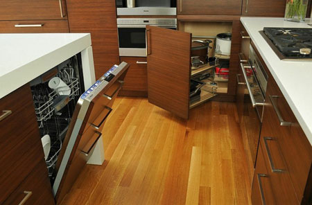طراحی کابینت گوشه آشپزخانه,طراحی کاربردی ترین مدل کابینت