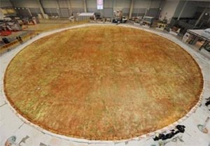 بزرگترین پیتزای جهان , اندازه بزرگترین پیتزا