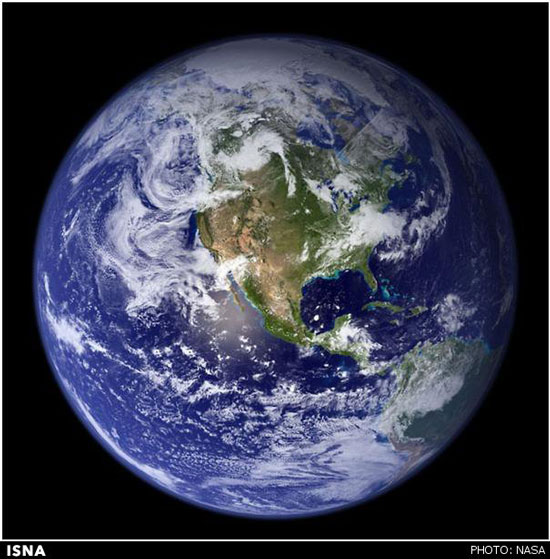 تصاویر ماهواره‌یی ناسا از مرمر آبی زمین+ تصاویر