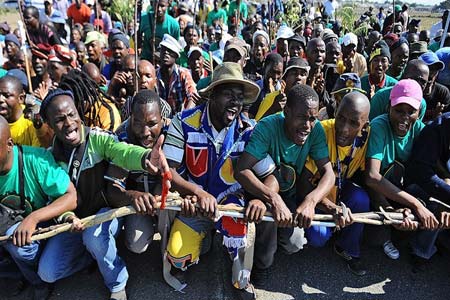   اعتصاب معدنکاران در ماریکانا، آفریقای جنوبی