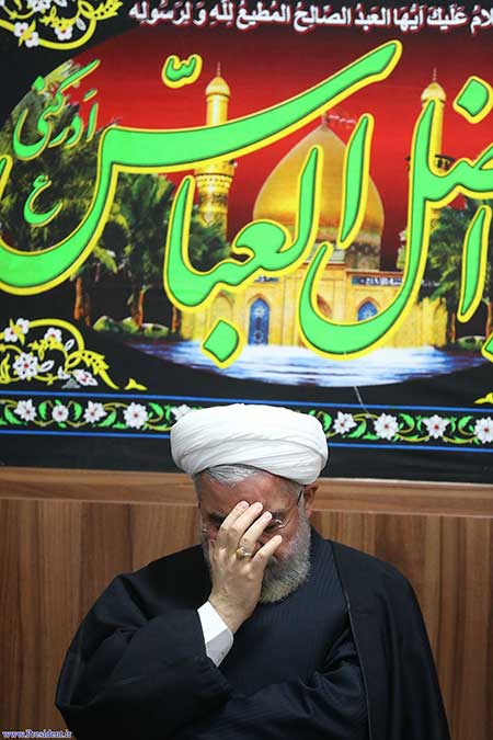 اخبار,اخبار اجتماعی ,حسن روحانی در عزاداری حسینی 