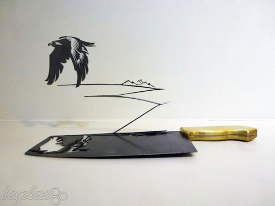 خلق آثار هنری با انواع چاقو!