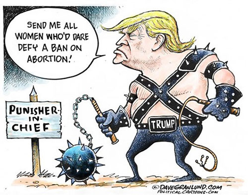 کاریکاتور: تنبیه زنان توسط ترامپ!