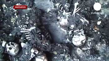 تصاویر تکان دهنده یورونیوز از اجساد سوخته پنجاه نفر از انقلابیون لیبی