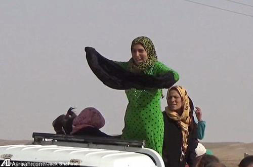 شادی زنان بعد از فرار از دست داعش +عکس