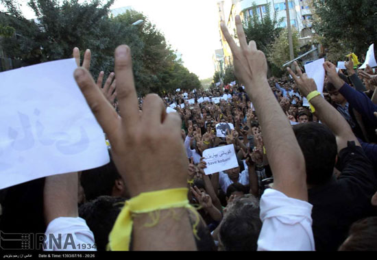 عکس: مهاباد/راهپیمایی در حمایت از مردم کوبانی