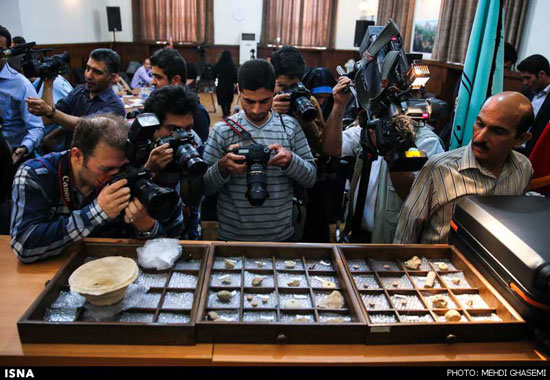 مراسم تحویل آثار تاریخی چغامیش به ایران