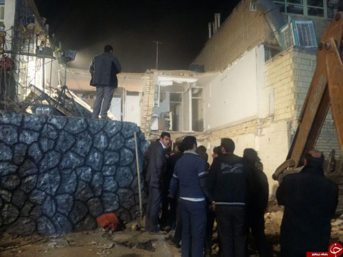 عکس: انفجاری مهیب در خیابان چمران اصفهان