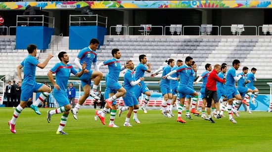 آخرین تمرین تیم ملی فوتبال ایران قبل از دیدار با نیجریه