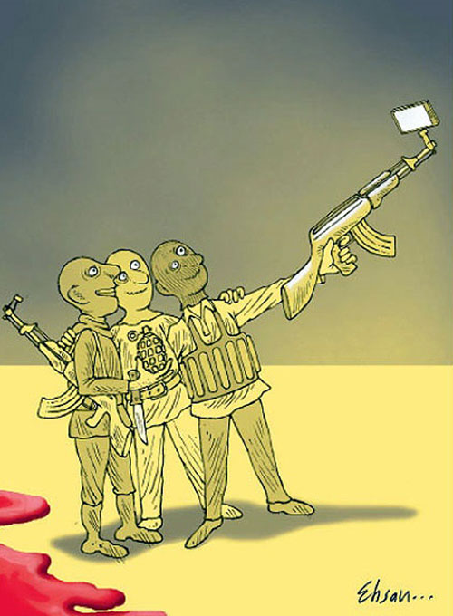 کاریکاتور: جدیدترین سلفی داعش!