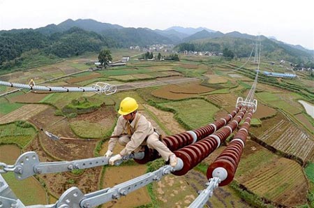 کنترل مسیر انتقال برق- شاندونگ، چین
