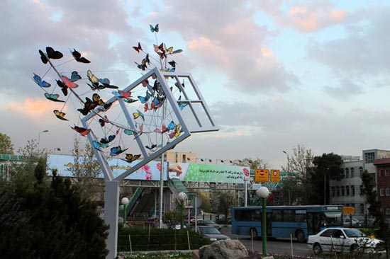 آثار برجسته مبلمان شهری در تهران +عکس
