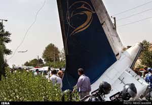 اخبار,اخباراجتماعی, سقوط هواپیمای ایران