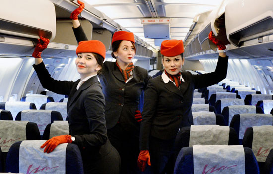زنان مهماندار در هواپیمایی های جهان +عکس