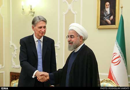 اخبار,اخبار سیاست خارجی ,دیدار وزیر خارجه انگلیس با روحانی
