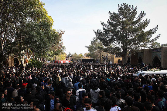 عکس: طرفداران مرتضی پاشایی در بهشت زهرا