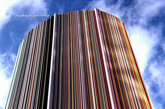 دودکش 30 متری رنگارنگ +عکس