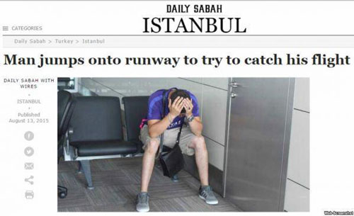 اقدام عجیب مرد الجزایری در فرودگاه آتاتورک