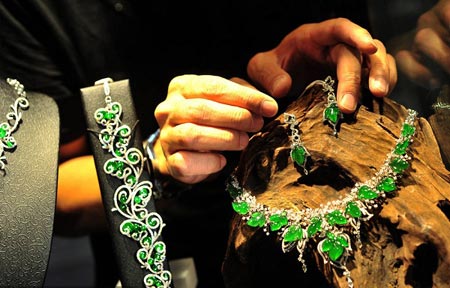 نمایشگاه جواهرات و سنگ های قیمتی در پکن، چین 