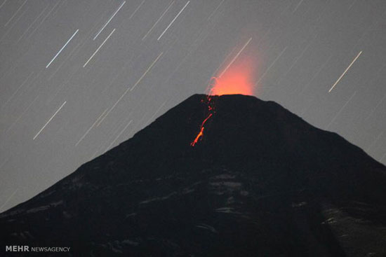 فعال شدن آتشفشان ویلاریکا در شیلی