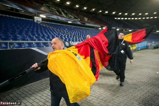 عکس: تهدید بمبگذاری در دیدار آلمان و هلند