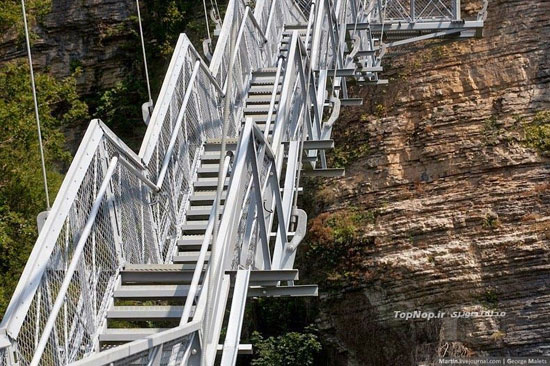 بلند و طولانی ترین پل عابر پیاده جهان +عکس