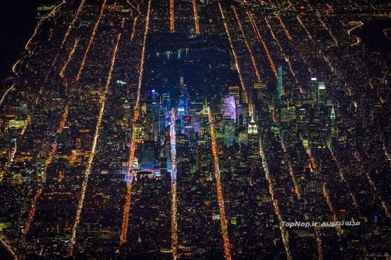 عکس های استثنایی از شهر نیویورک در شب +عکس