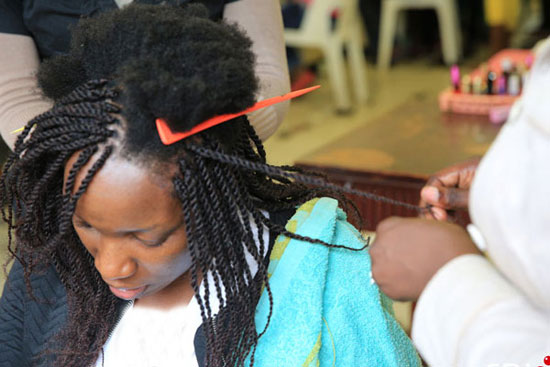 رمز موهای زن آفریقا +عکس