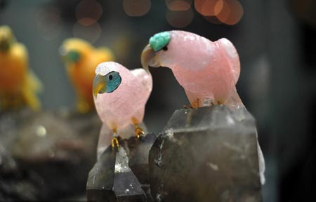 نمایشگاه جواهرات و سنگ های قیمتی در پکن، چین 